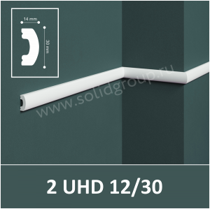 Մոլդինգ Առաստաղի Solid 2 UHD 12/30 2մ