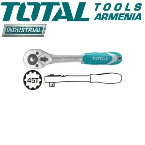 Ճռիկ (ռետչե կլյուչ) 1/4"-158մմ THT106146