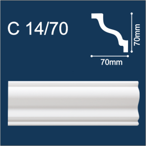 Плинтус Потолочный Solid C14/70 2м