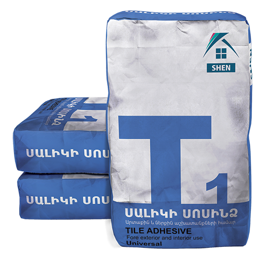 SHEN Սալիկի սոսինձ T1 (Ունիվերսալ) 25կգ
