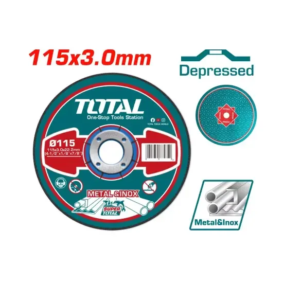 Հղկանյութային կտրող դիսկ 115*3*22.2մմ TAC2211152