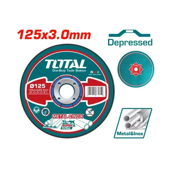 Հղկանյութային կտրող դիսկ 125x3x22.2մմ TAC2211251