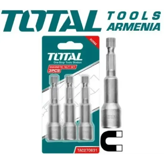 Комплект магнитных гаек 10мм TAC271031
