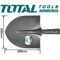 Стальная лопата 290x290мм THT1213