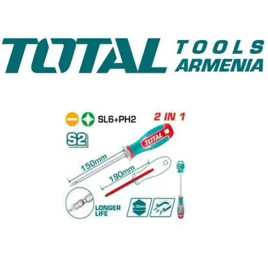 Набор отверток 2в1 THT250266