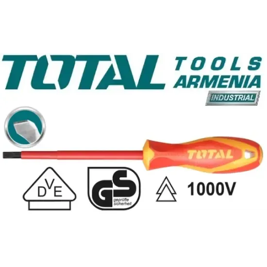 Դիէլեկտրական Պտուտակահան (տափակ) SL 6.5x150մմ THTIS6150