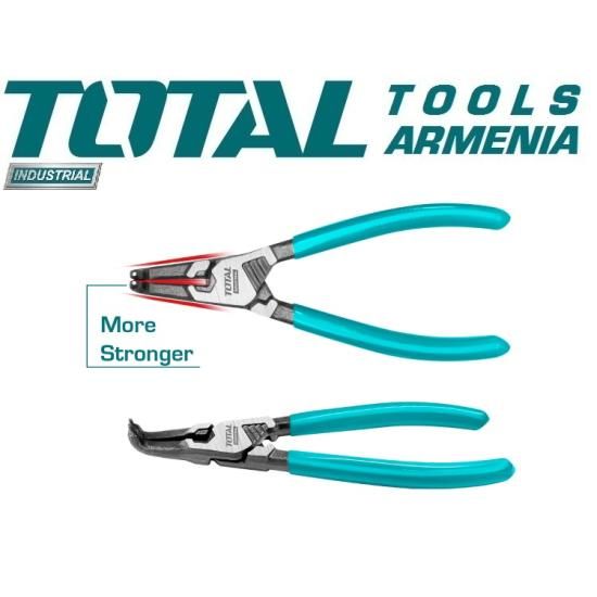 Տափակաբերան աքցան սեղմող 7 դյույմ կեռ THTJ21804