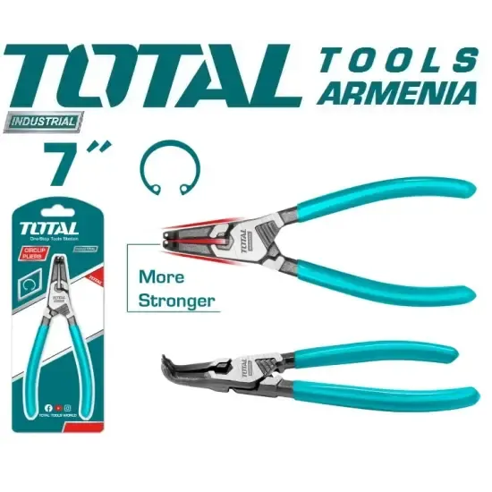 Տափակաբերան աքցան սեղմող 7 դյույմ կեռ THTJ21804
